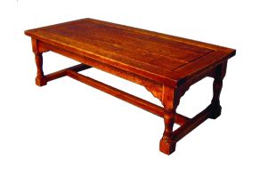 Refectory Table in Oak for 12th Scale Dolls House