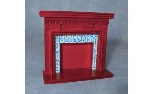 Tiled Fireplace for 12th Scale Dolls House