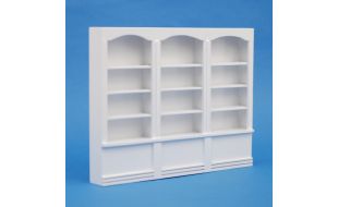 Large White Shop Shelves for 12th Scale Dolls House