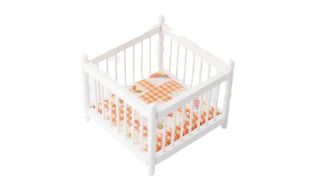 White Playpen for 12th Scale Dolls House