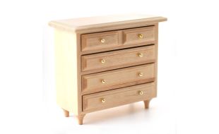 Pine Chest of Drawers for 12th Scale Dolls House