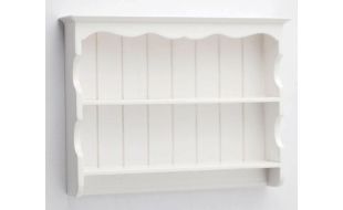 White Dresser Top Shelves for 12th Scale Dolls House