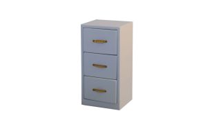 White Filing Cabinet for 12th Scale Dolls House