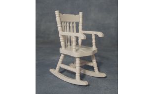 White Rocking Chair for 12th Scale Dolls House