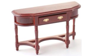 Mahogany Wall Table for 12th Scale Dolls House