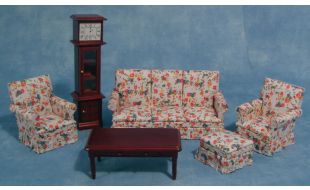 Floral Lounge Set for 12th Scale Dolls House