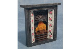 Fireplace and Fire for 12th Scale Dolls House