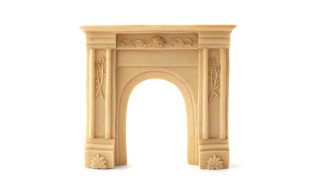 Cream Fireplace Surround for 12th Scale Dolls House
