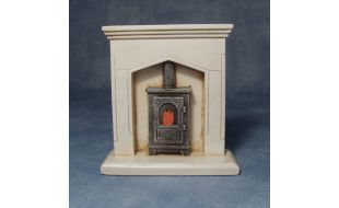 Fire Surround and Woodburner for 12th Scale Dolls House