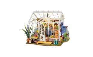 Rolife White Flower House DIY Miniature Dollhouse Kit
