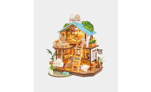 Rolife Puppy's Cosy Villa DIY Miniature Dollhouse Kit
