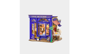 Rolife Leisure Time Tea Room DIY Miniature Dollhouse Kit