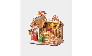 Rolife Gingerbread House DIY Miniature Dollhouse Kit