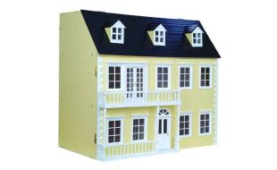 Painted Cream Glenside Grange Ready to Assemble 12th Scale Dolls House Kit