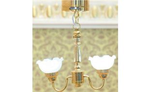 LED Double Ceiling Light for 12th Scale Dolls House