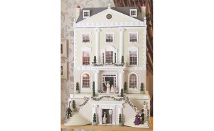 Grosvenor Hall Unpainted 12th Scale Dolls House - Grosvenor Hall & Basement