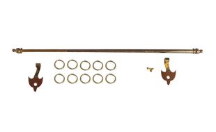 Expanding Curtain Rail 118 to 220mm Brass Finish for 12th Scale Dolls House