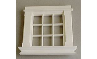 9-pane Georgian Style Window for 1/24th Scale Dolls House