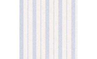 Blue Beckford Stripe Wallpaper for 1/12 Scale Dolls House