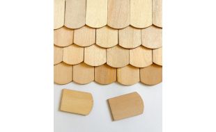 Shingle Fish Roof Tile Pieces for 1/12 Scale Dolls House