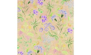 Meadow Flowers Wallpaper for 1/12 Scale Dolls House