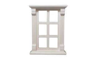 Plastic Six Pane Window for 12th Scale Dolls House