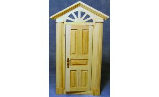 Wooden Skylight Front Door 155 x 72mm for 12th Scale Dolls House
