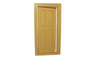 Plastic Internal Door for 12th Scale Dolls House