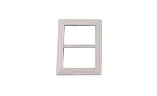 Painted Two Pane Window for 12th Scale Dolls House
