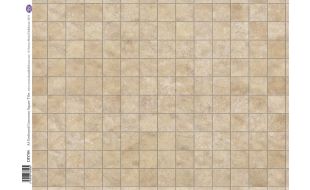 Embossed Limestone Wall/Floor paper for 12th Scale Dolls House