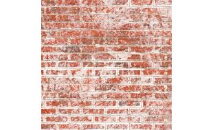 Embossed A3 Weathered White Brick Wallpaper for 12th Scale Dolls House