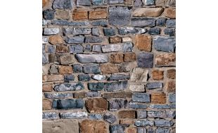 Embossed A3 Old Stone Wall for 12th Scale Dolls House