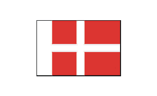 Denmark National Fabric Flag