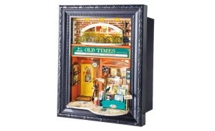 Rolife Old Times Bookstore DIY Miniature House