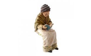 Sitting Grandmother Figure for 12th Scale Dolls House