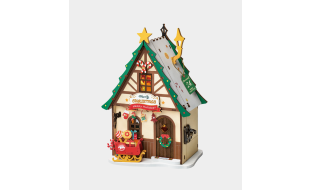 Rolife Twinkling Christmas House Miniature DIY Dollhouse Kit