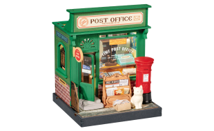 Rolife Century Post Office DIY Miniature House Kit