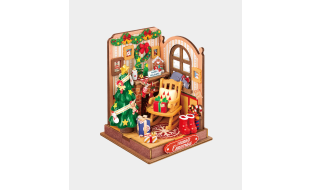 Rolife Christmas Fireplace DIY Miniature House
