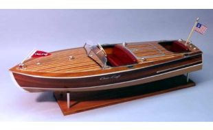 Dumas 1/8 Scale Chris Craft Racing Runabout 1949 Wooden Model Boat Kit