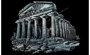 Engraving Art Parthenon