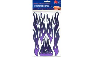 Flames light Dark Purple