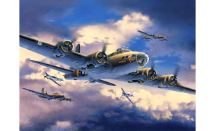 Revell 1/72 Scale Boeing B-17f Flying Fortress Memphis Belle Model Kit