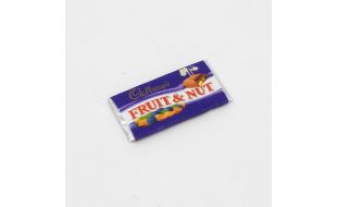 Cadbury's Fruit and Nut Chocolate Bar for 12th Scale Dolls House