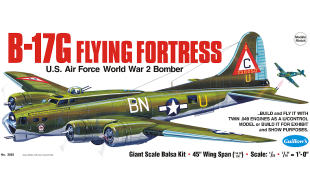 Guillows 1/28 Scale B-17G Flying Fortress Balsa Model Kit