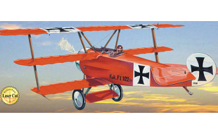 Guillows 1/16 Scale Fokker DR1 Tri Plane Balsa Model Kit