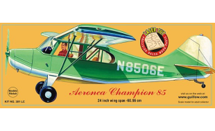 Guillows 1/18 Scale Aeronca Champion Balsa Model Kit