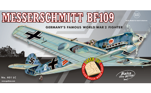 Guillows 1/16 Scale Messerschmitt Bf-109 Balsa Model Kit