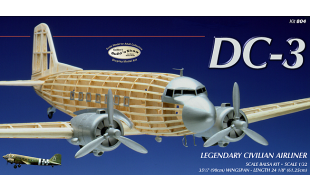 Guillows 1/32 Scale Douglas DC3 Balsa Model Kit