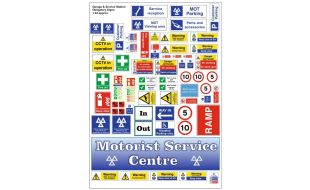 Garage and Service Station Obligatory Signs 1:24 and 1:43