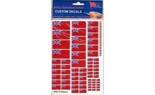 GB Red Ensign Vinyl Flags Multipack